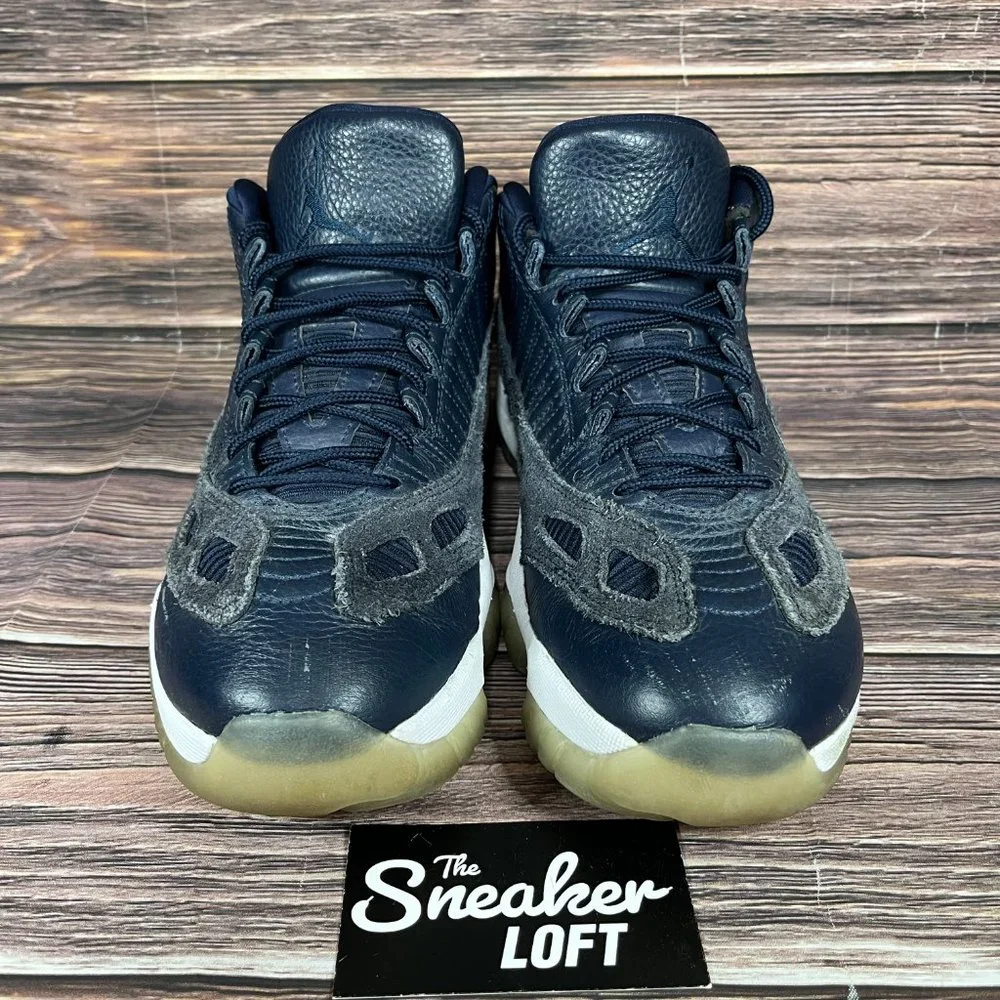 Jordan 11‎ Men's Retro Low IE Obsidian Men's Athletic Basketball Shoes